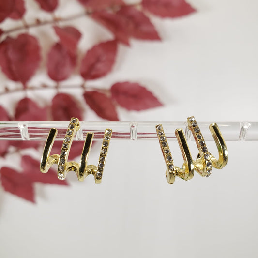 Luxury Collection Crystal Stud Earrings (ESE 1001)