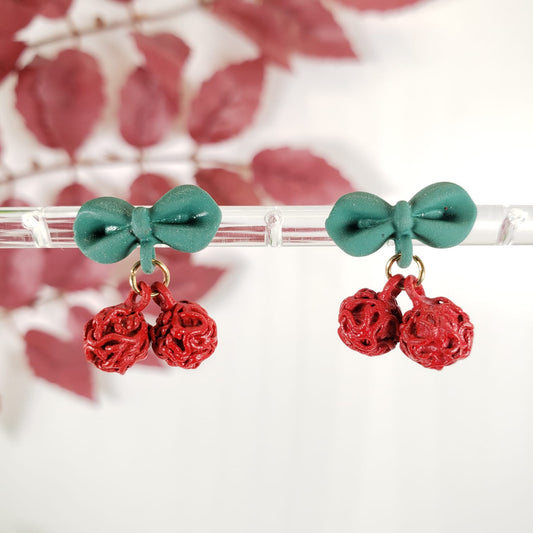 Cherry Stud Earrings (ESE 1005)