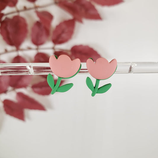 Flower Stud Earrings (ESE 1007)