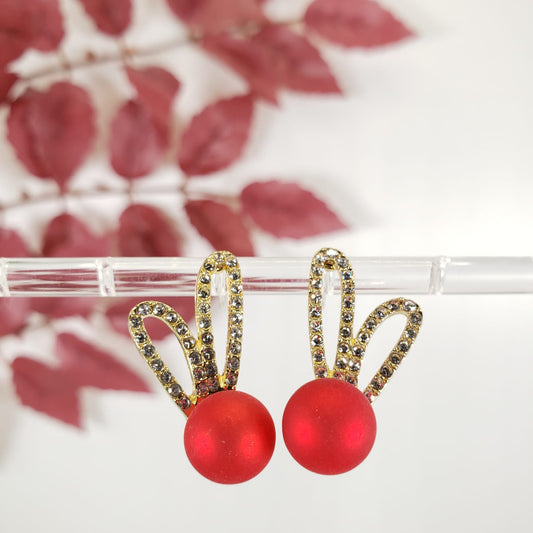 Rabbit Ear Stud Earrings (ESE 1006)