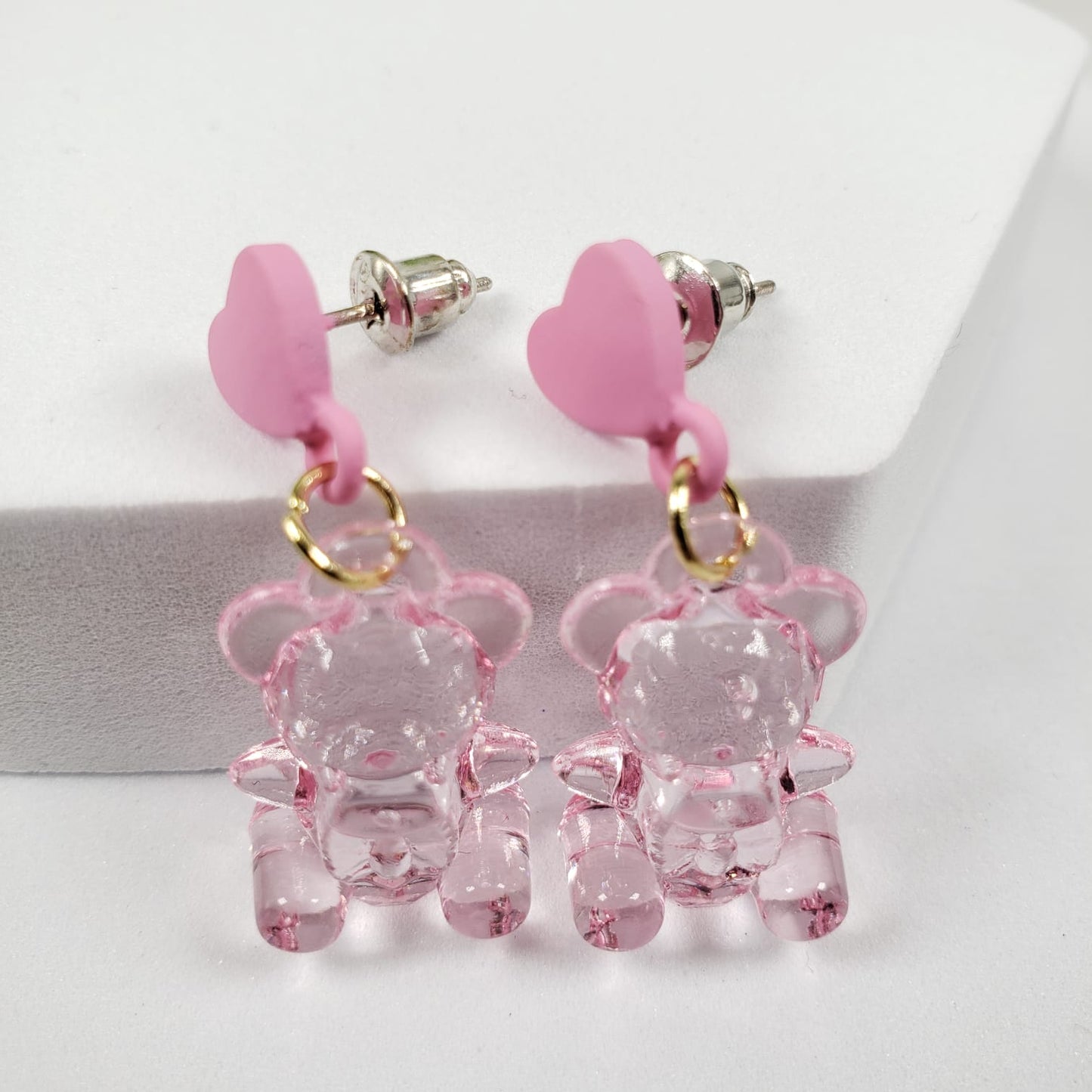 Multicolor Bear Stud Earrings (ESE 1029)
