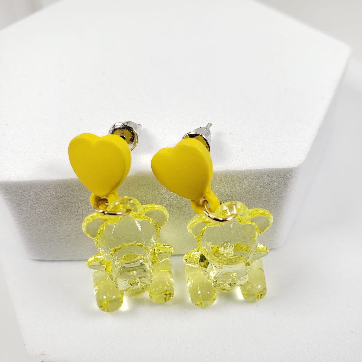 Multicolor Bear Stud Earrings (ESE 1029)