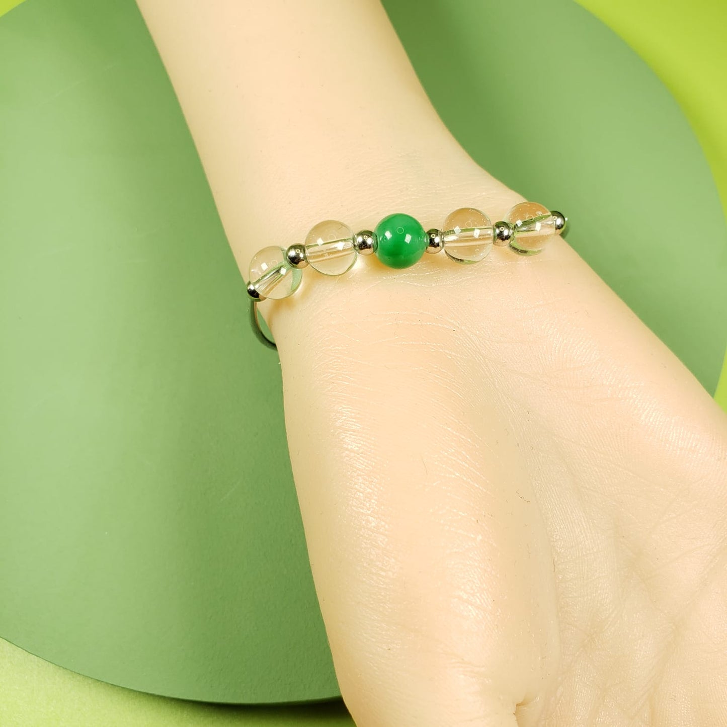 Peppermint Beaded Bracelets (BBE 6210)
