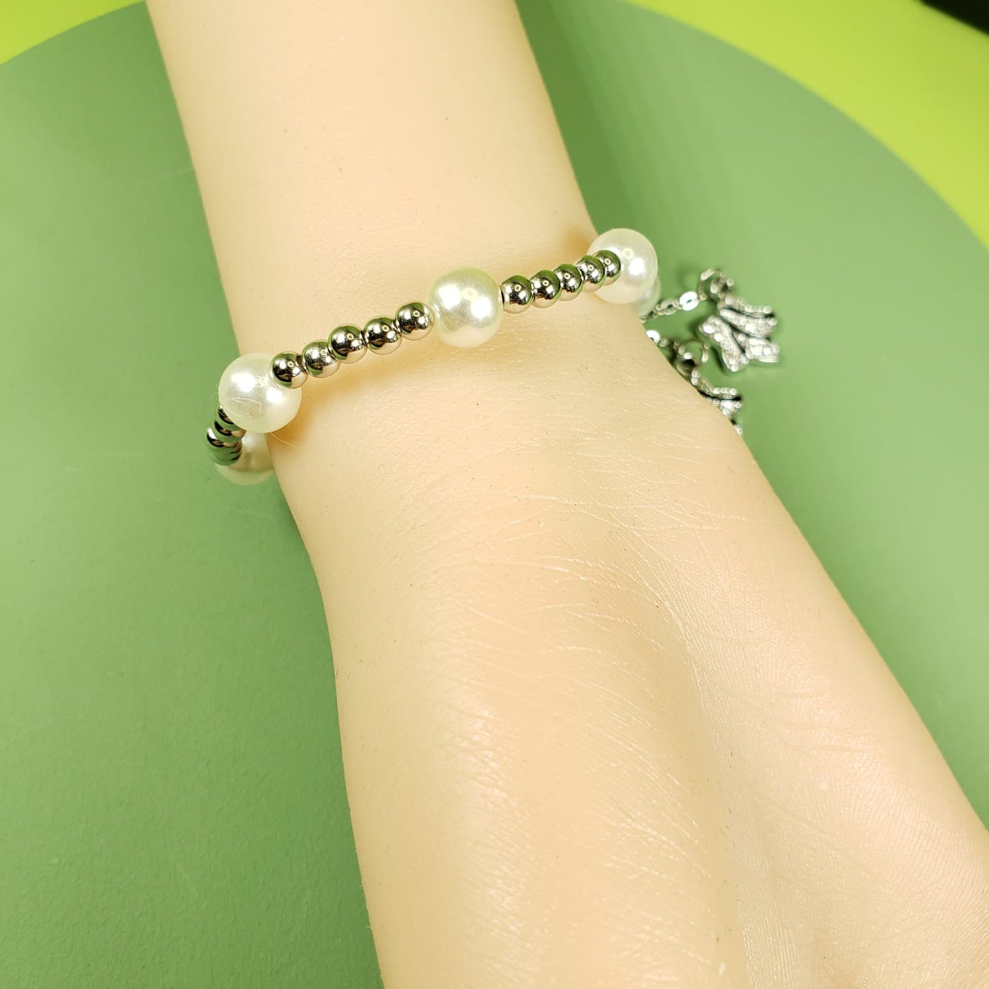 Double Stars Tassel Beaded Bracelet (BBE 6214)