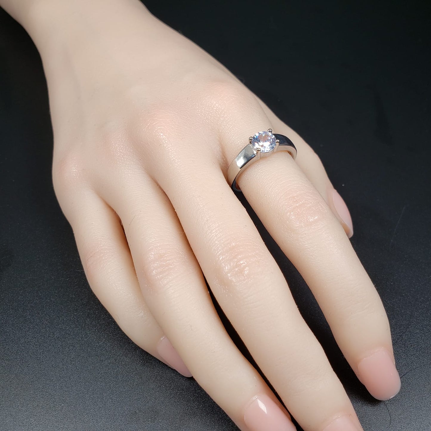 Simple Zircon Ring