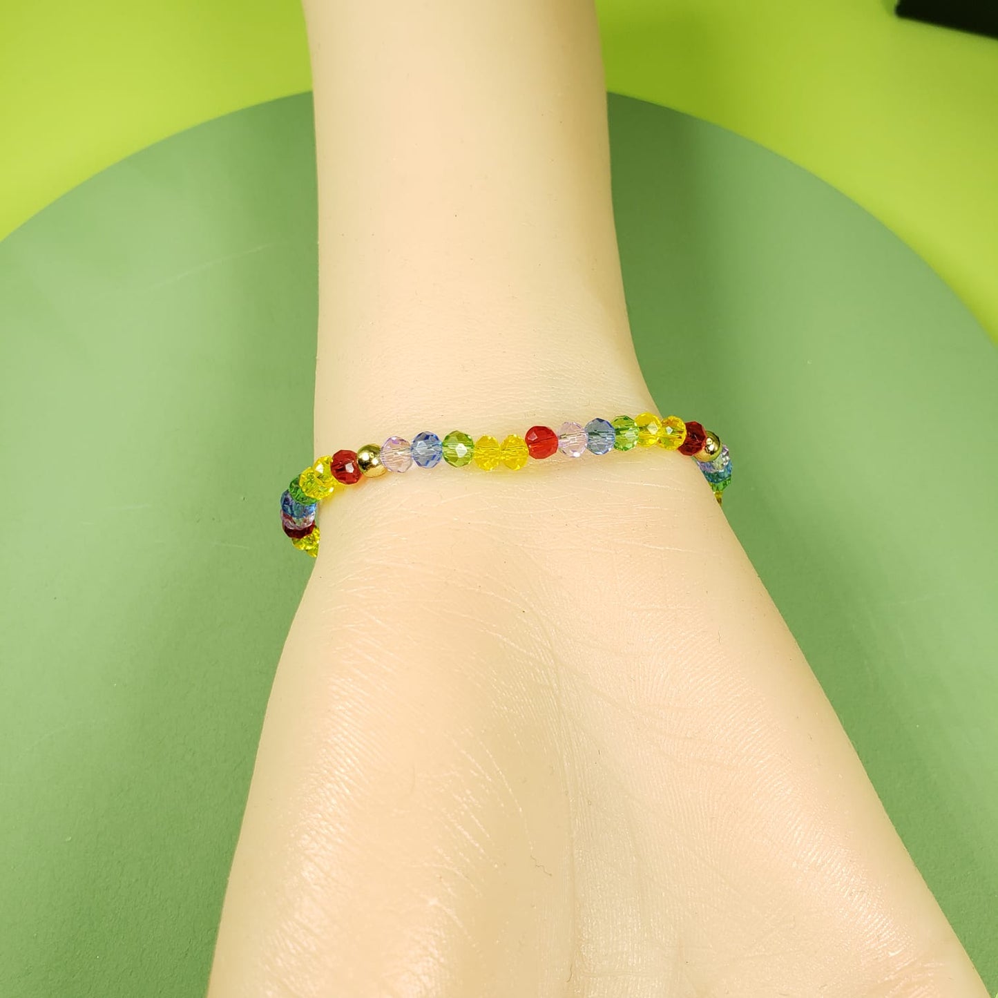 Colorful Crystal Beaded Bracelets (BBE 6205)
