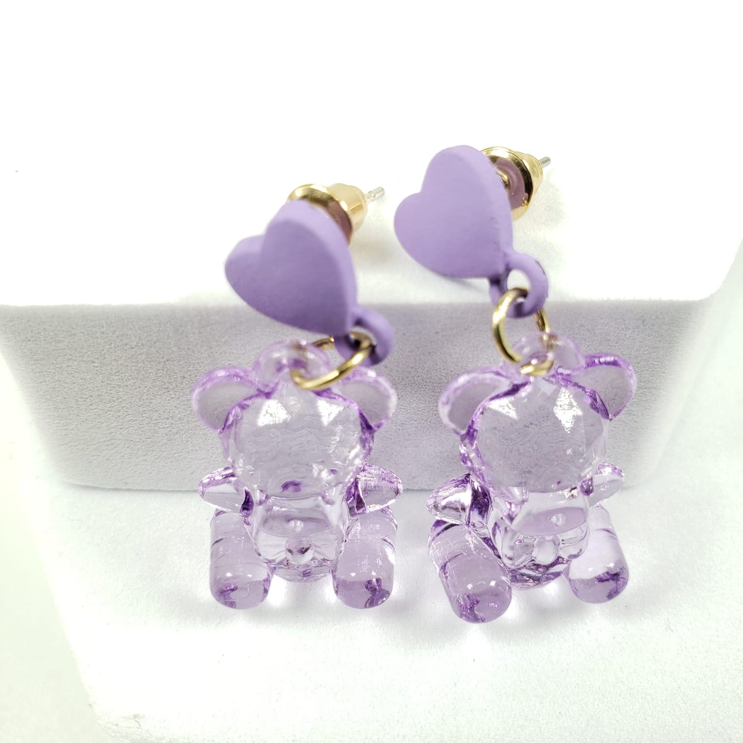 Multicolor Bear Stud Earrings (ESE 1029)
