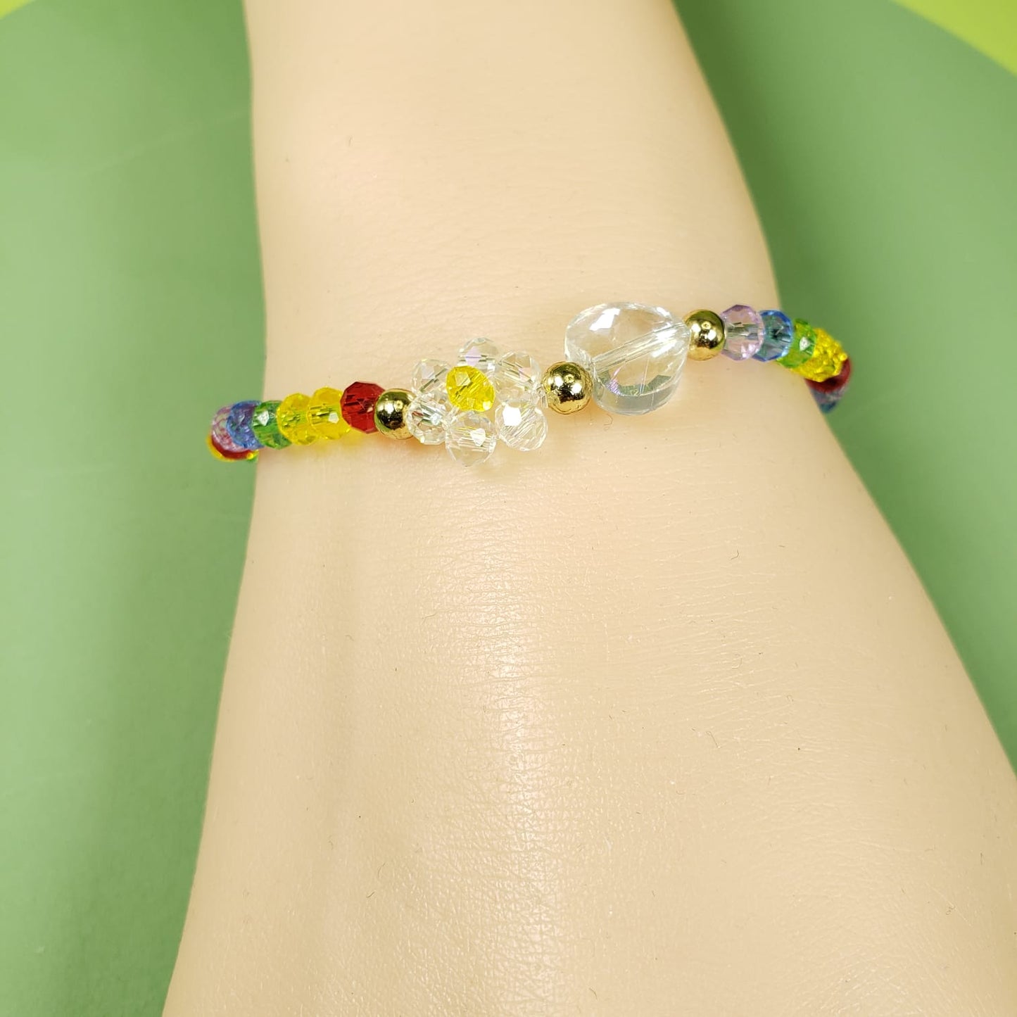 Colorful Crystal Beaded Bracelets (BBE 6205)
