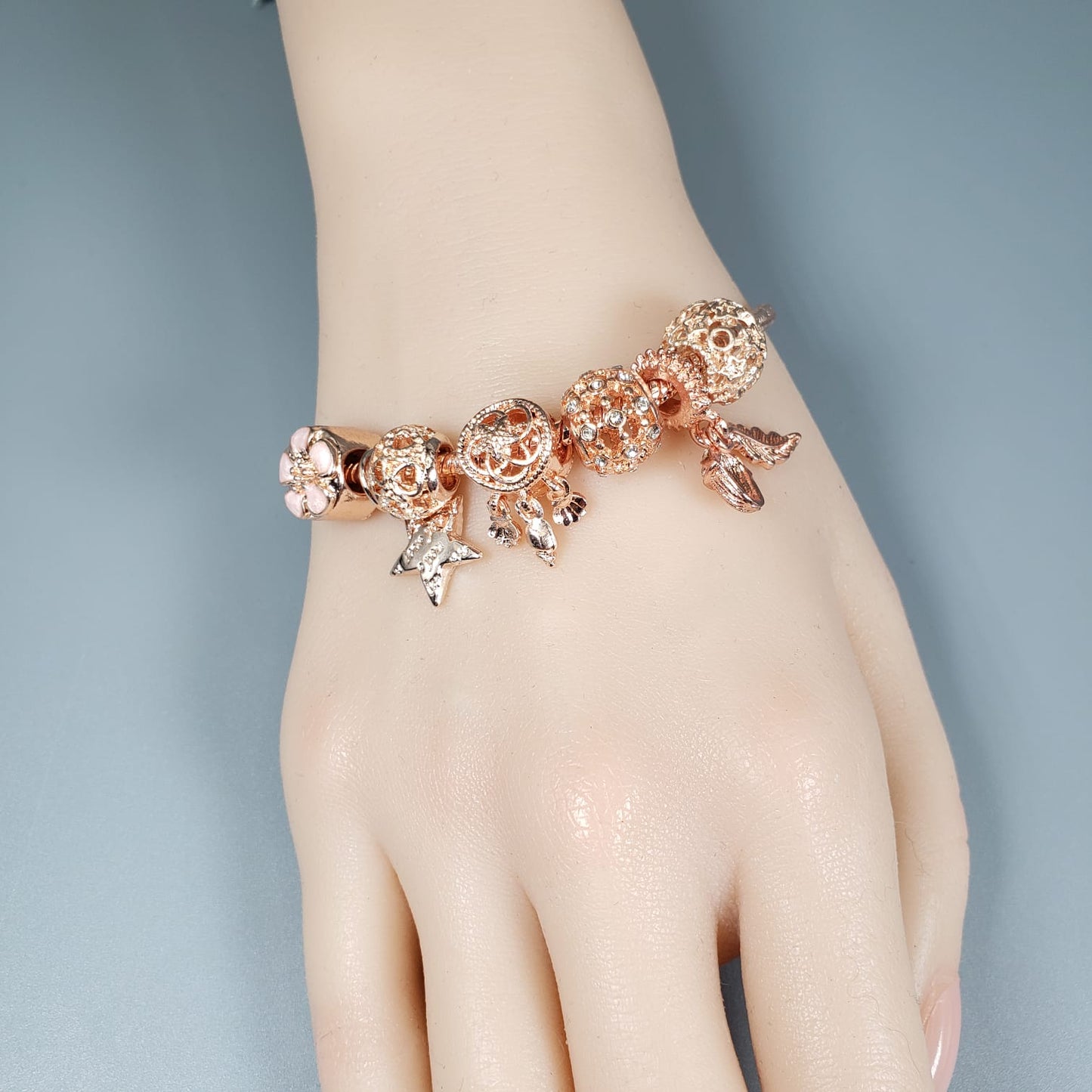 Sweetie Pink Charm Bracelet