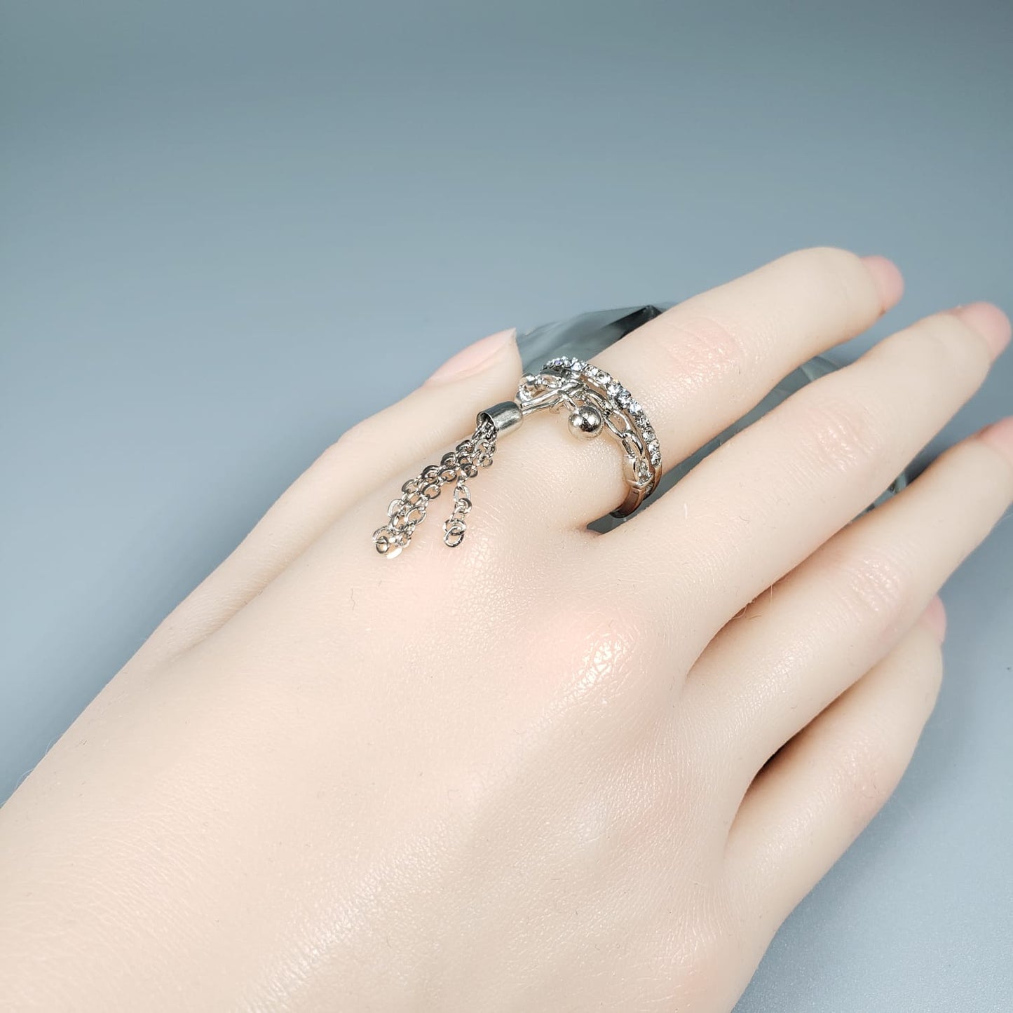 Bling Bling Tassel Ring
