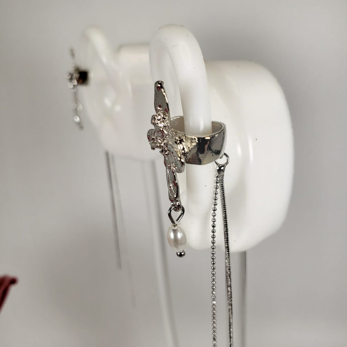 Flower Tassel Ear Cuff (EEC 1005)