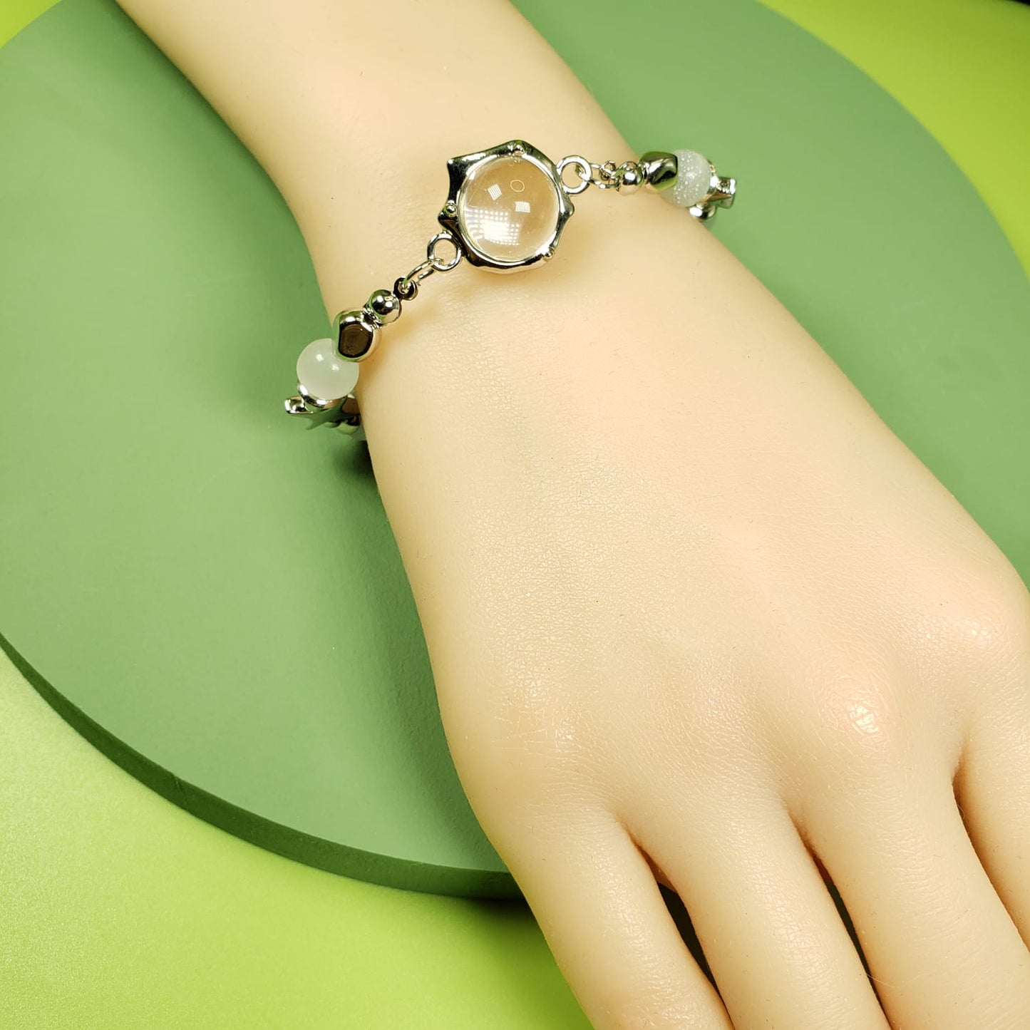 Opal Crystal Beaded Bracelets (BBE 6202)