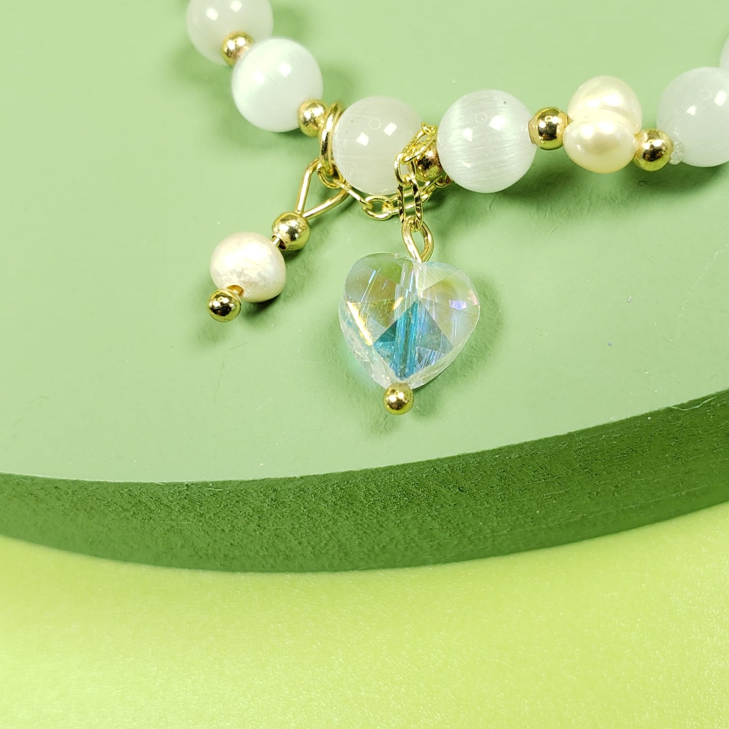 Simple Opal Crystal Beaded Bracelets (BBE 6212)