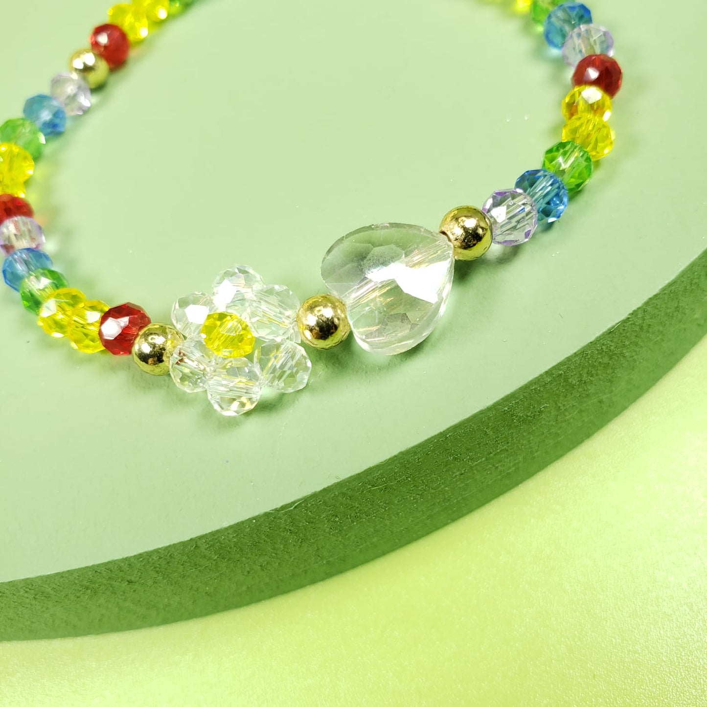Colorful Crystal Beaded Bracelets (BBE 6205)