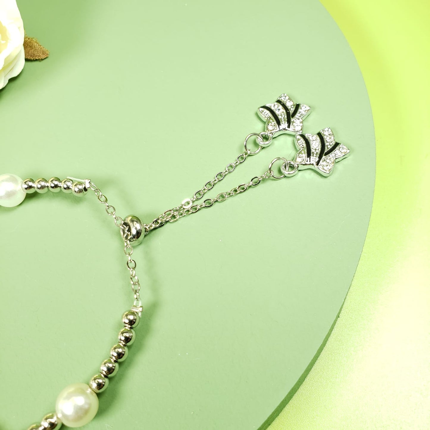 Double Stars Tassel Beaded Bracelet (BBE 6214)