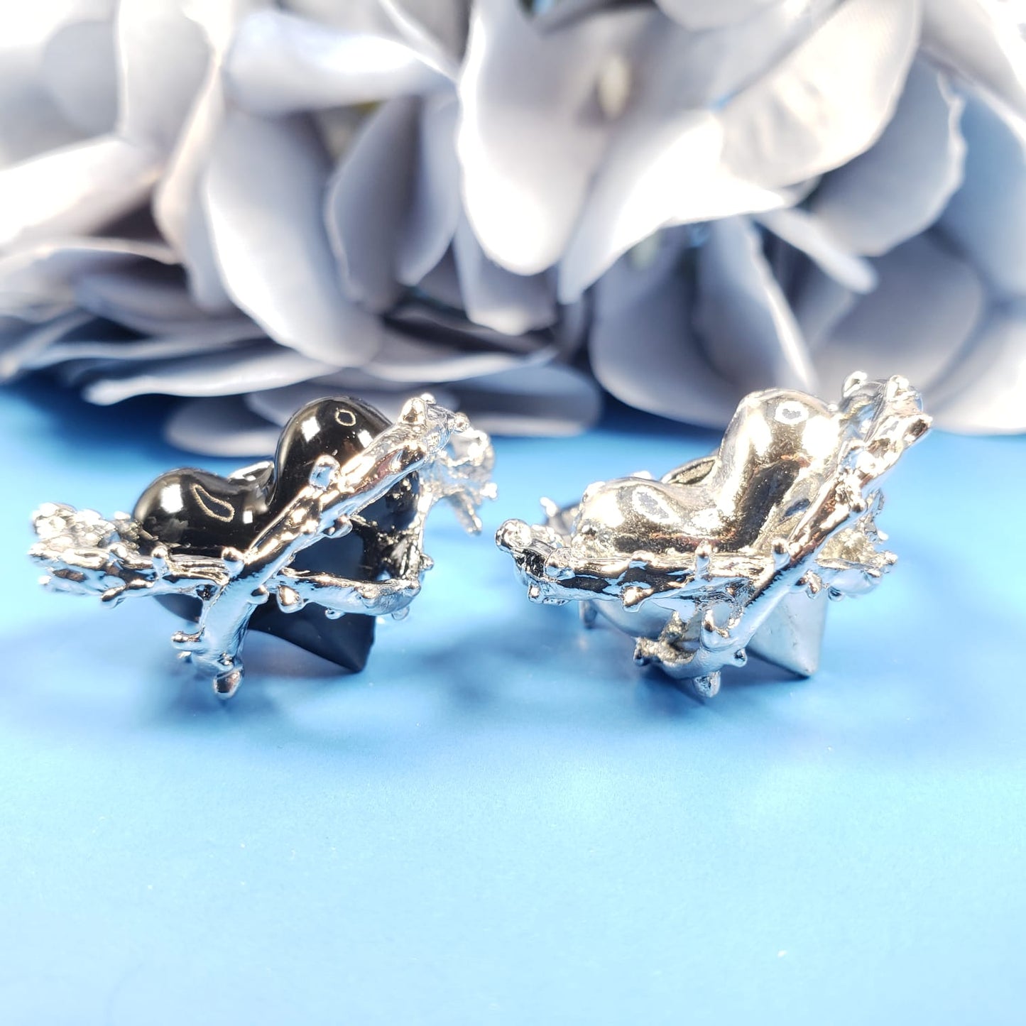Heart Of Thorns Couple Rings (R 4008)