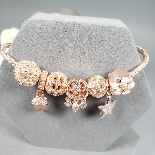 Sweetie Pink Charm Bracelet