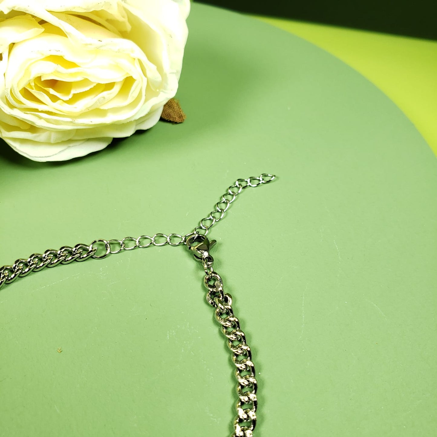 Simple Heart Chain Bracelet (BC 7205)