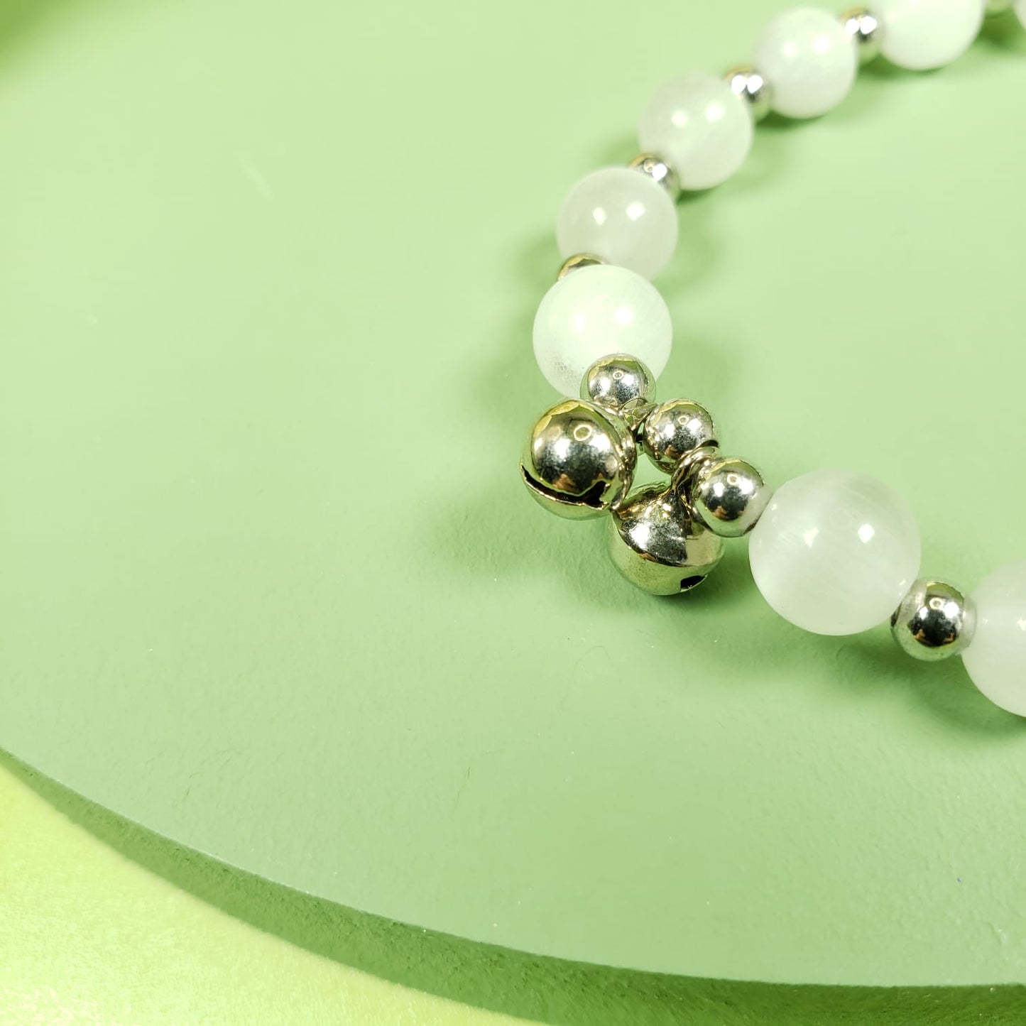 Opal Crystal Bell Beaded Bracelets (BBE 6204)
