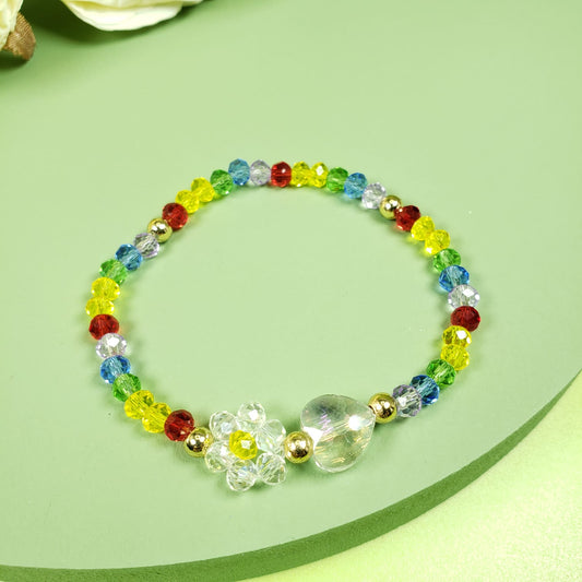 Colorful Crystal Beaded Bracelets (BBE 6205)