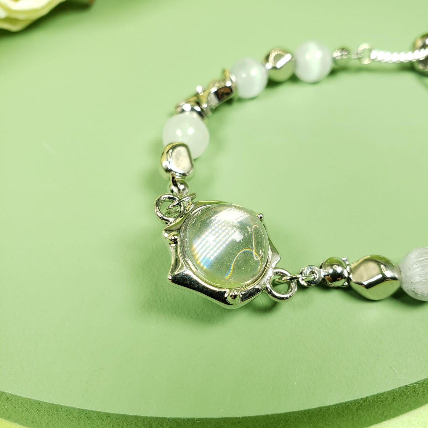 Opal Crystal Beaded Bracelets (BBE 6202)
