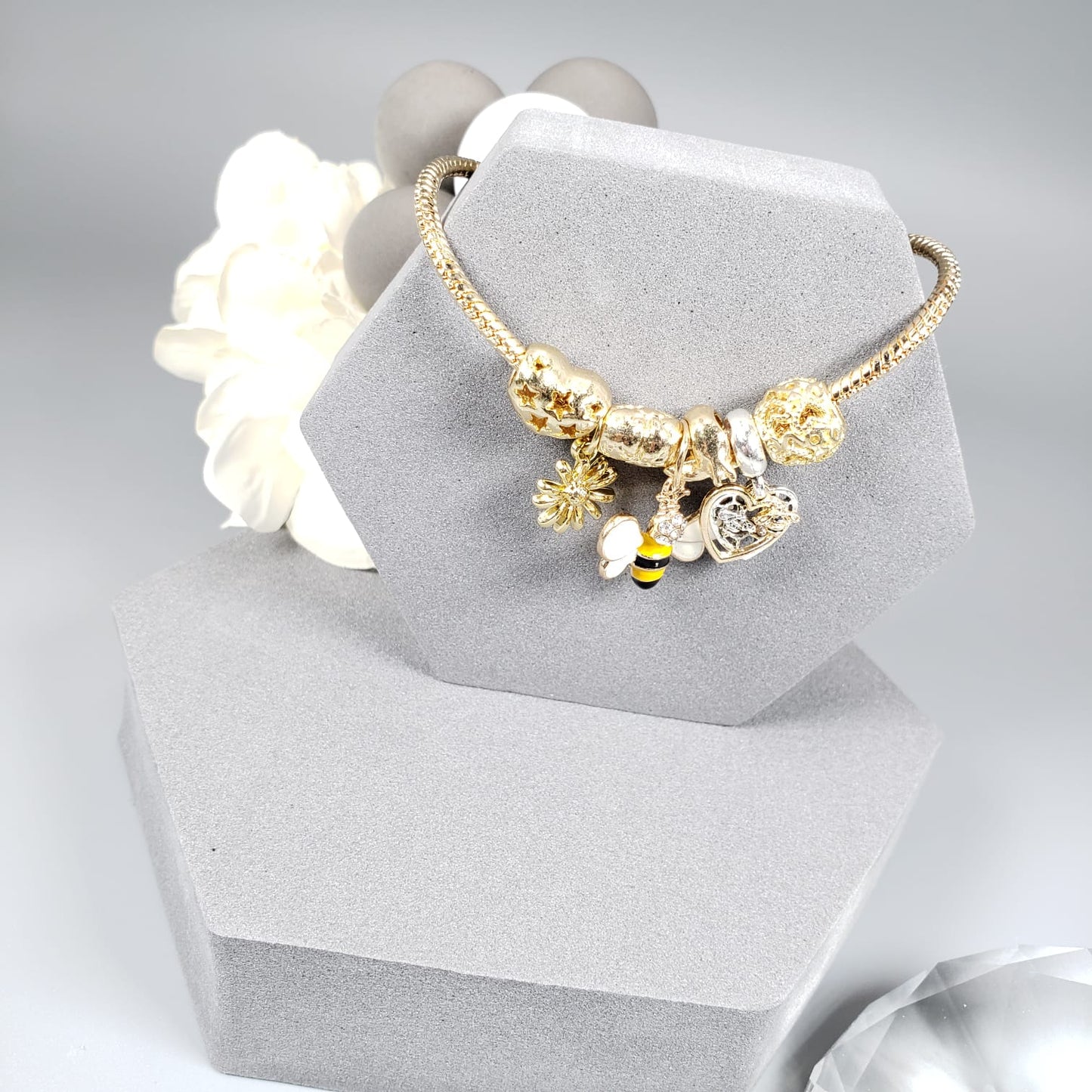 Bee Charm Bracelet