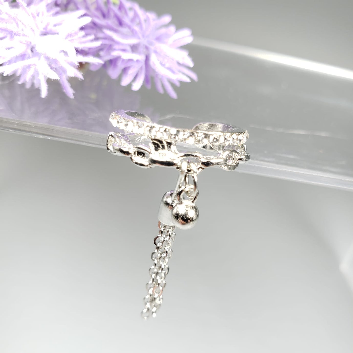 Bling Bling Tassel Ring