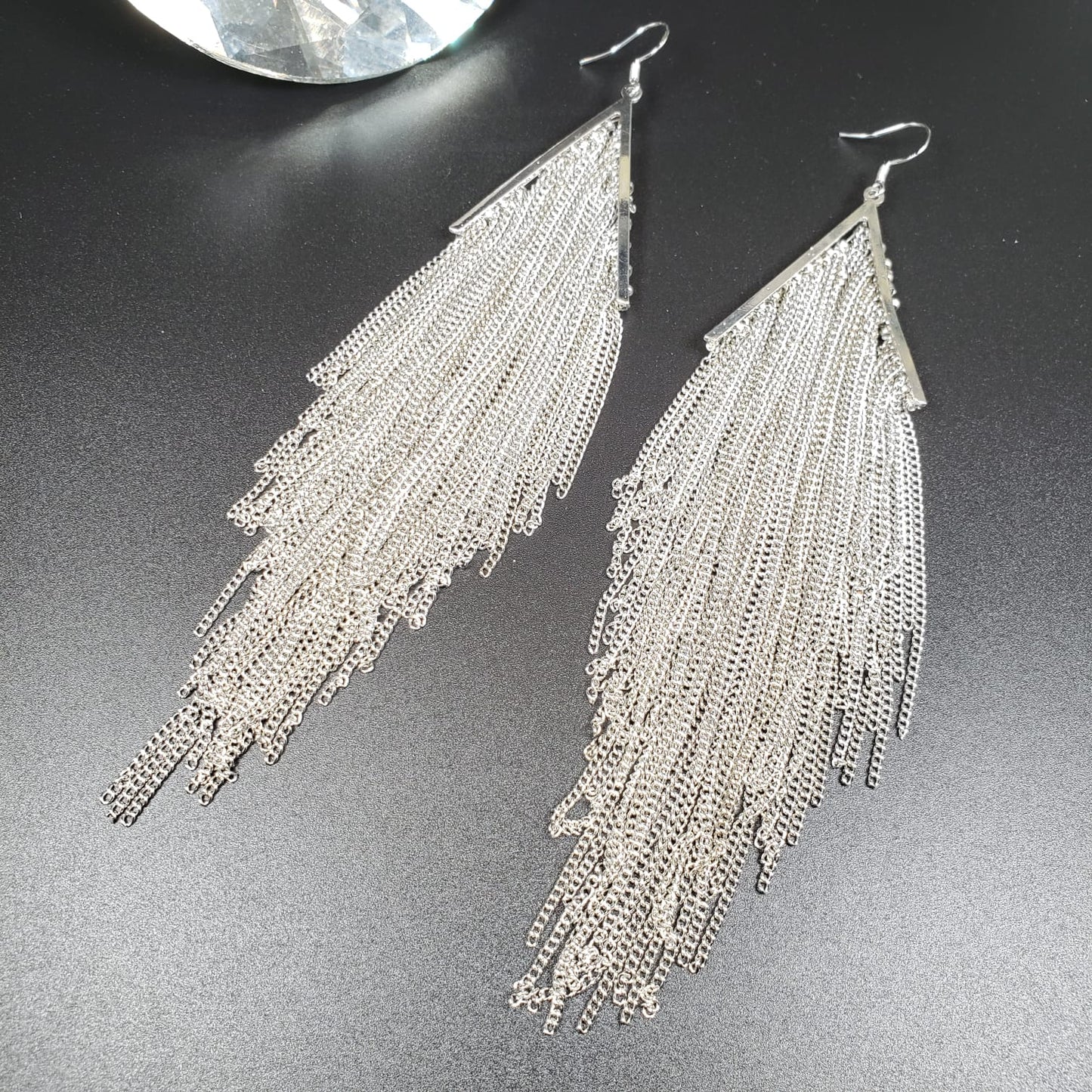 Triangle Tassel Hook Earrings (EHE 3114)