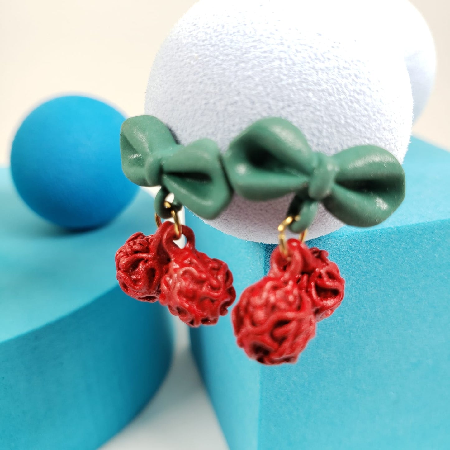 Cherry Stud Earrings (ESE 1005)