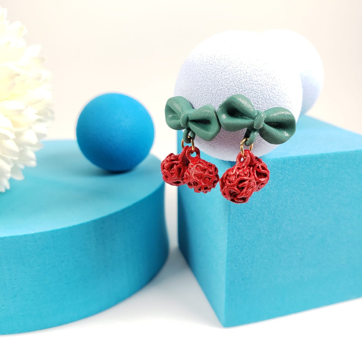 Cherry Stud Earrings (ESE 1005)