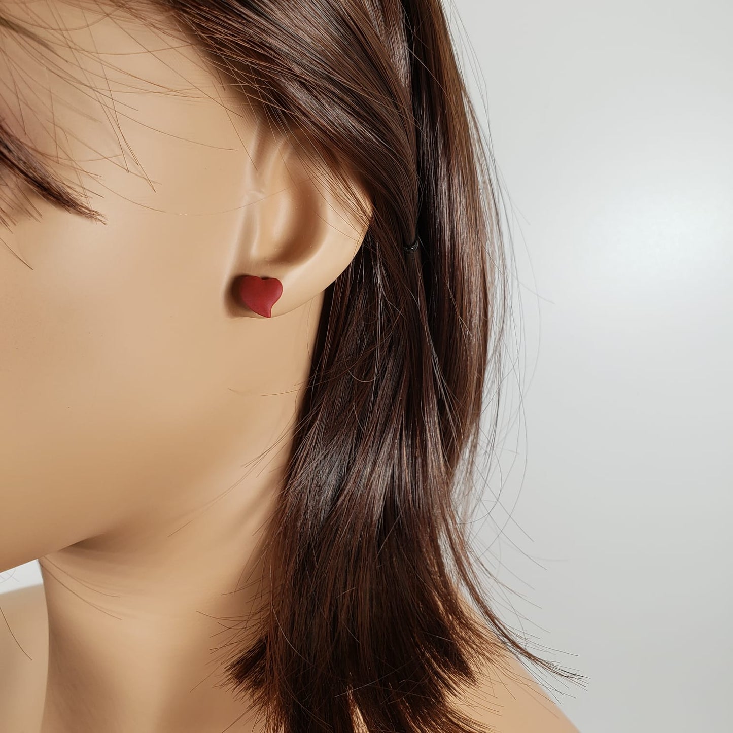 Rabbit And Heart Stud Earrings (ESE 1008)