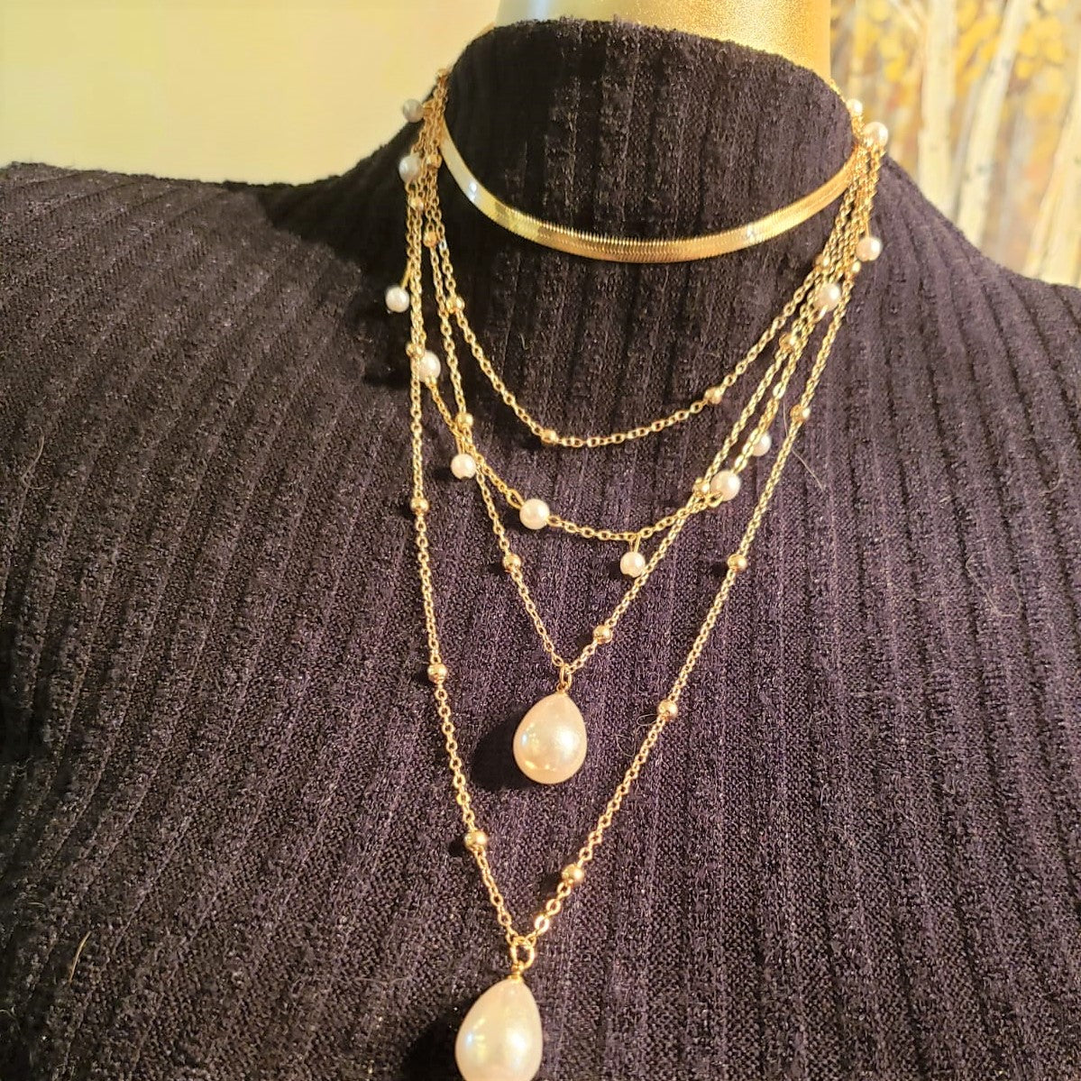 Multi-Layer Collar Necklace