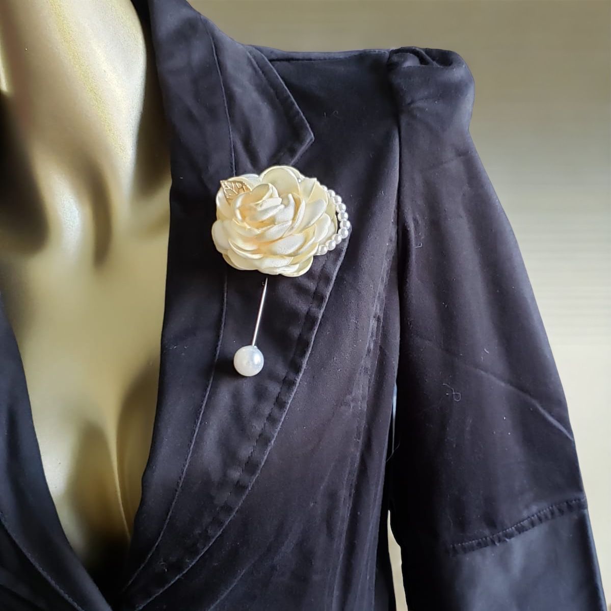 Fabric Collection 3D Flower Brooches (F 7201)