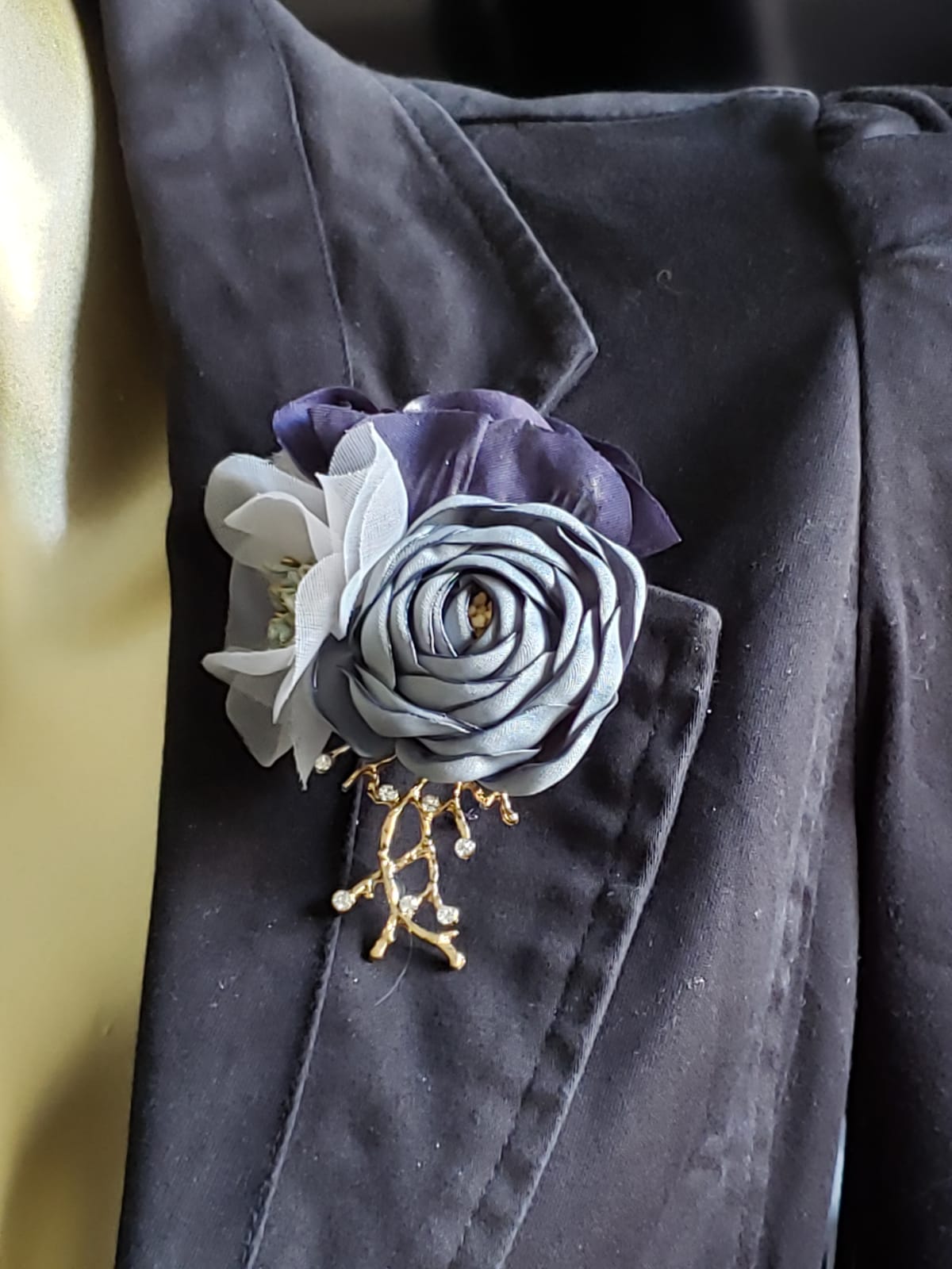Fabric Collection 3D Flower Brooches (F 7206)