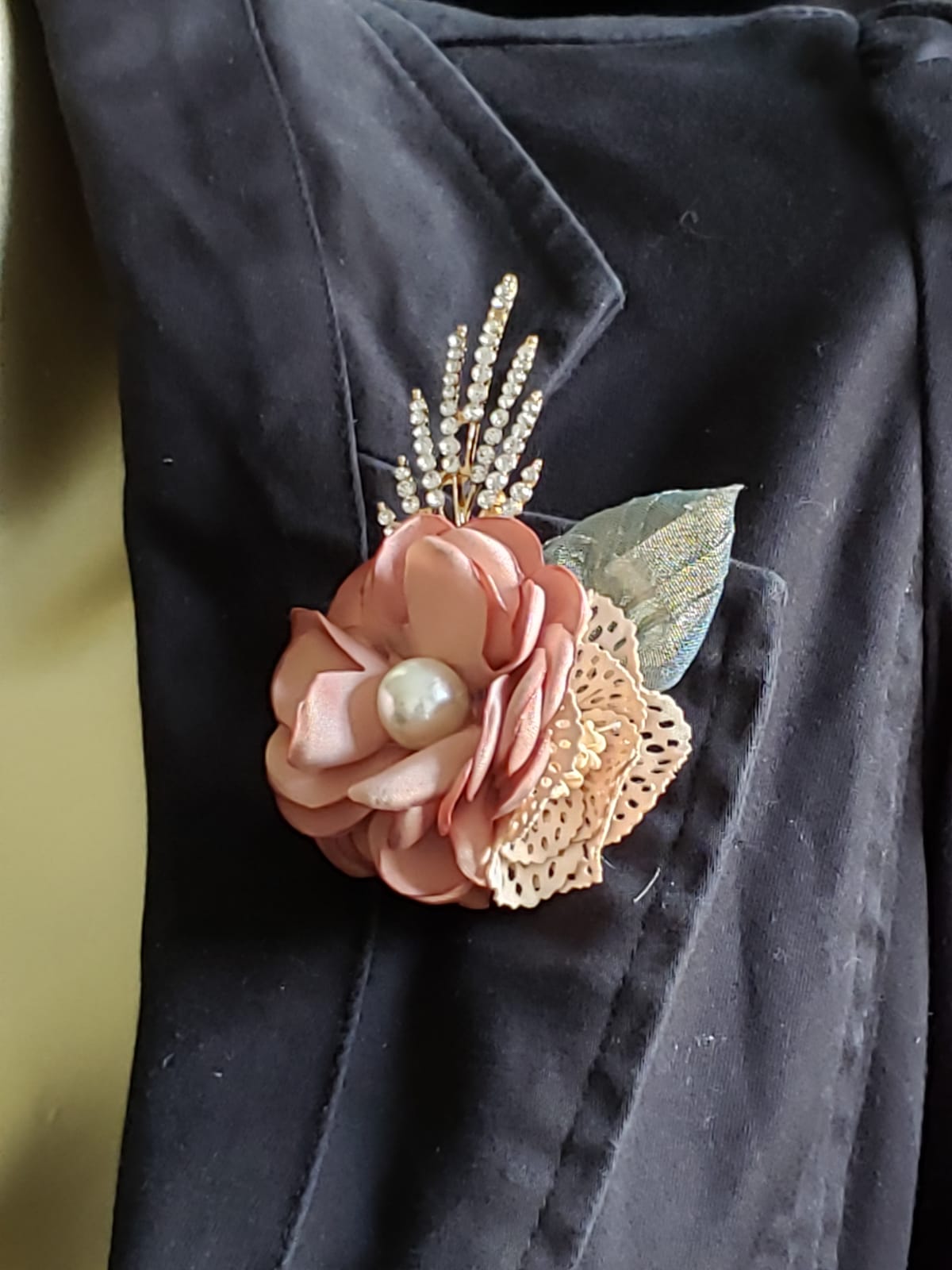 Fabric Collection 3D Flower Brooches (F 7207)