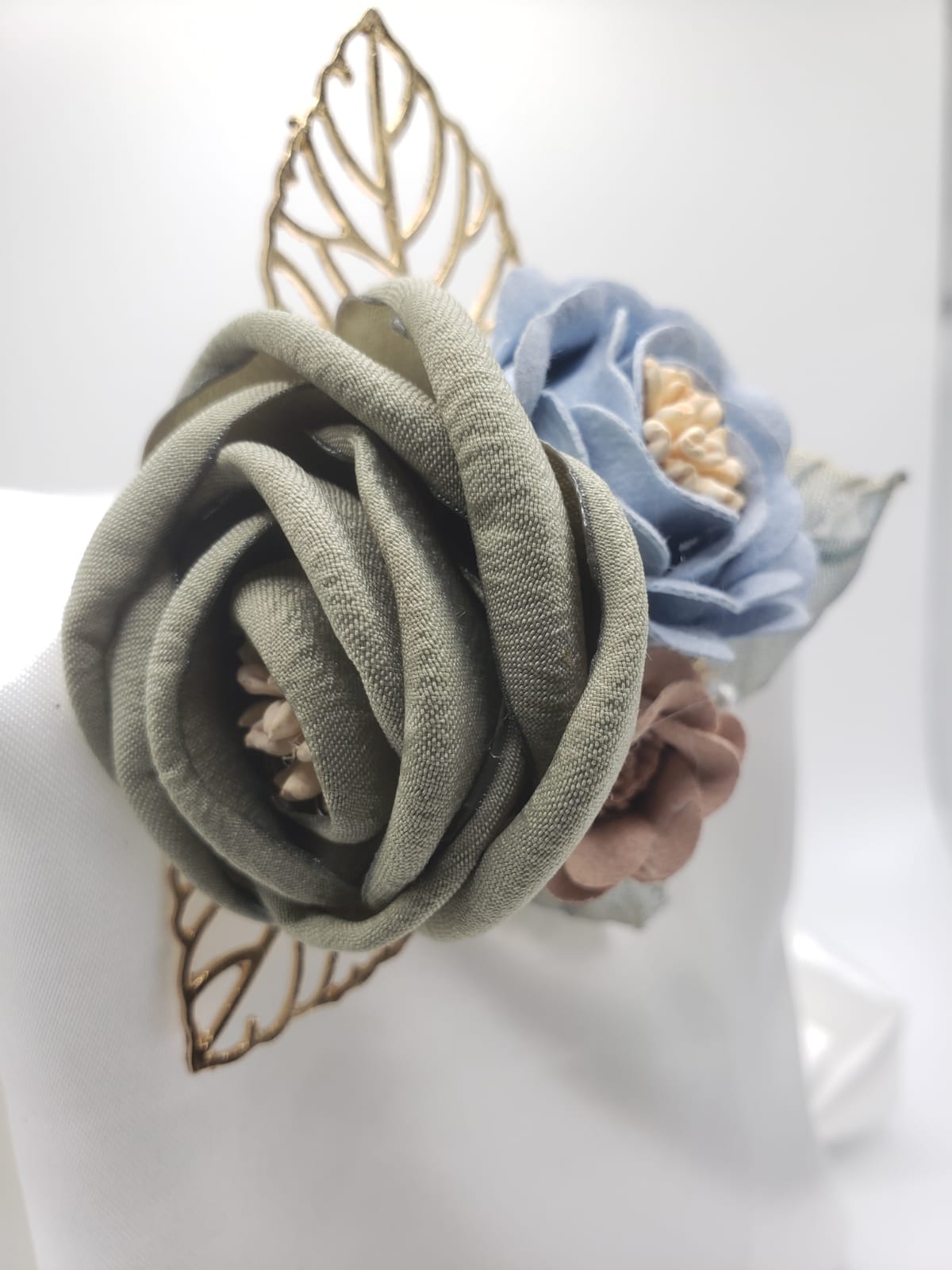 Fabric Collection 3D Flower Brooches (F7205)