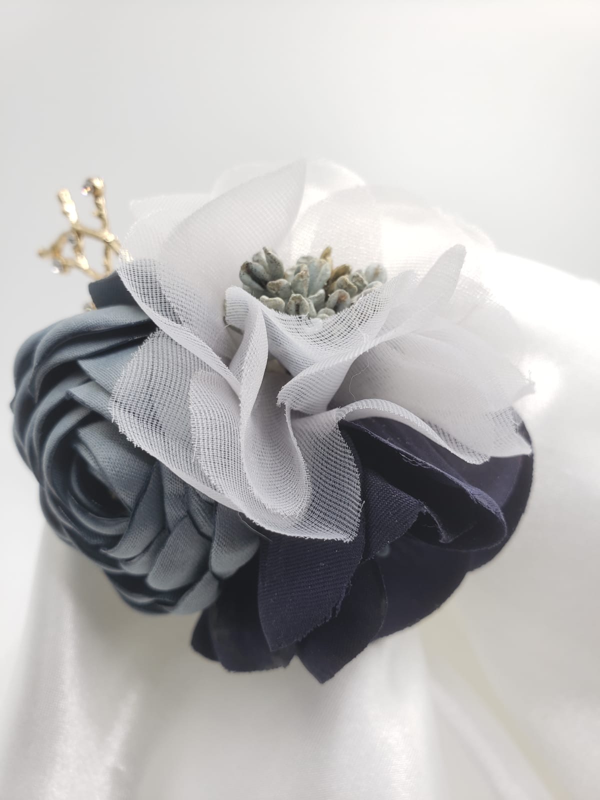 Fabric Collection 3D Flower Brooches (F 7206)
