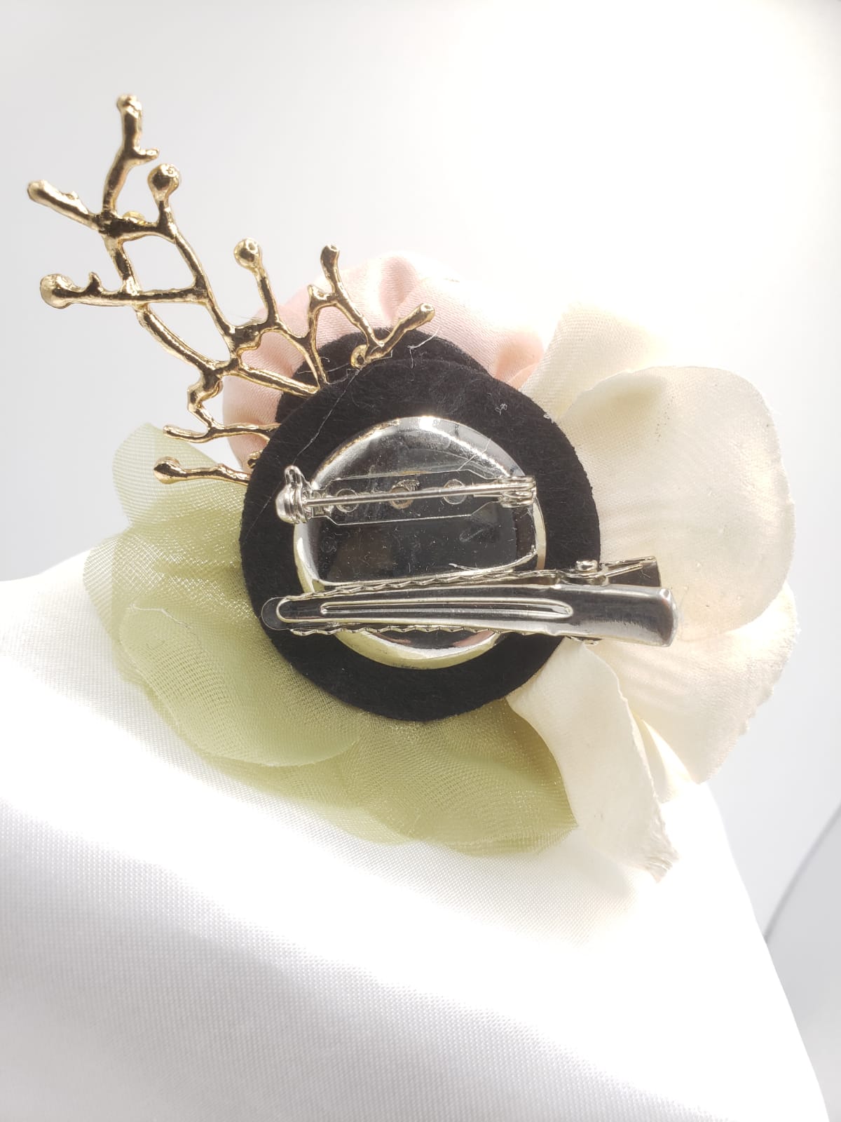 Fabric Collection 3D Flower Brooches (F 7206)