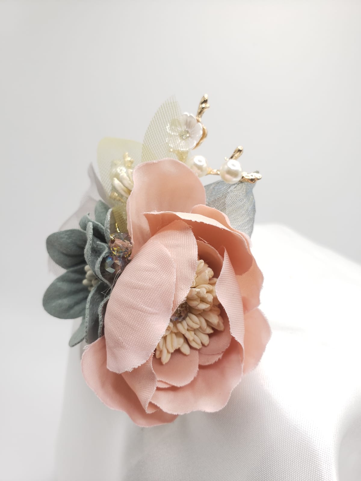Fabric Collection 3D Flower Brooches (F 7208)