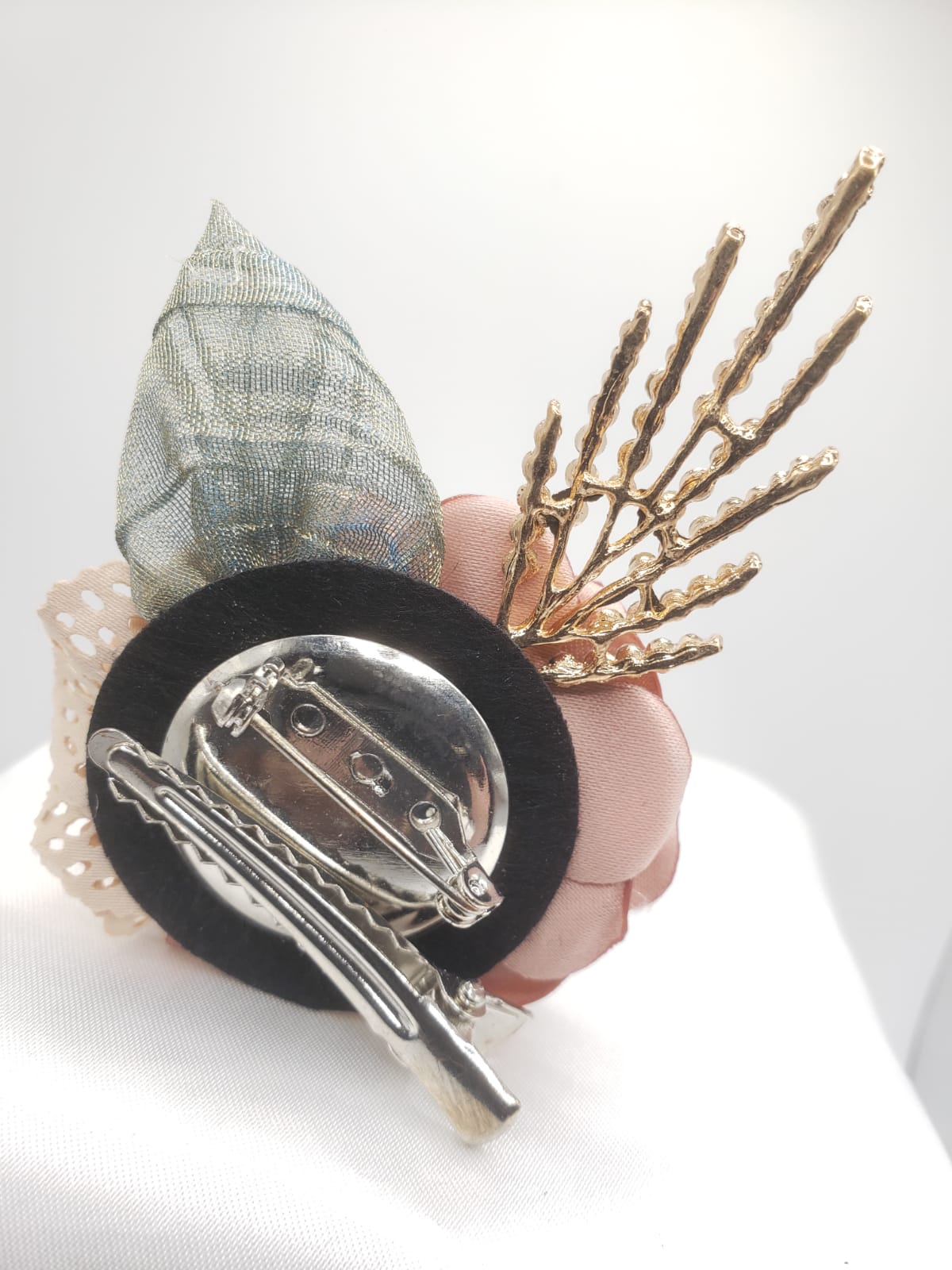 Fabric Collection 3D Flower Brooches (F 7207)