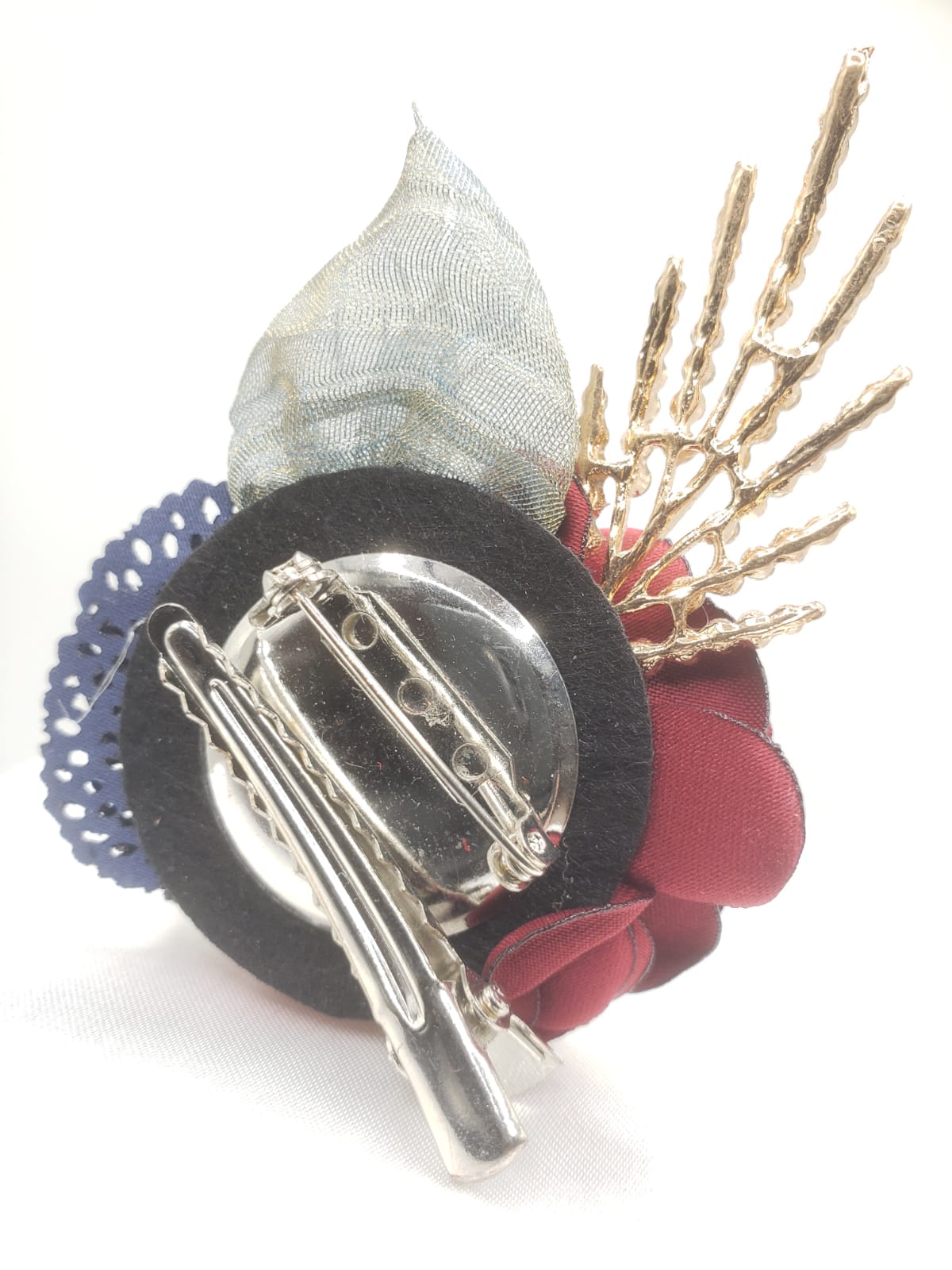 Fabric Collection 3D Flower Brooches (F 7207)