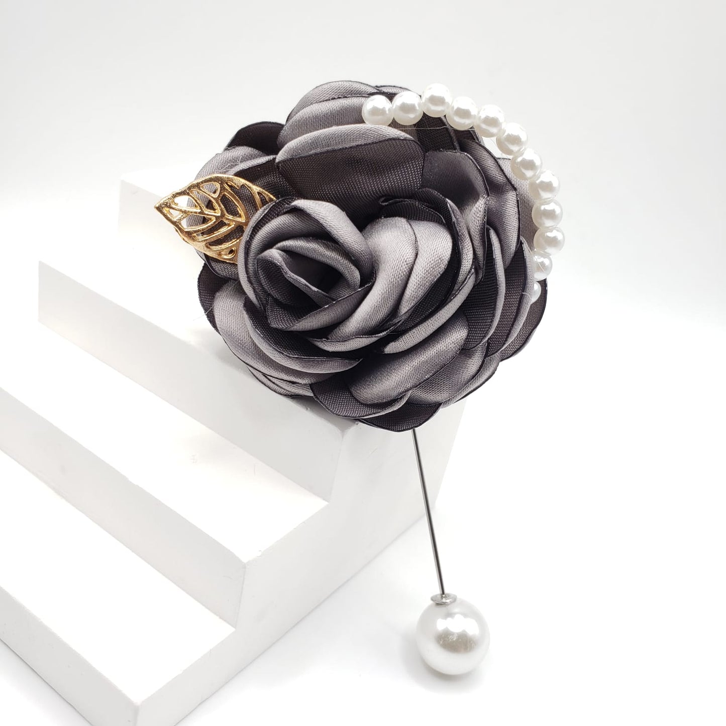 Fabric Collection 3D Flower Brooches (F 7201)