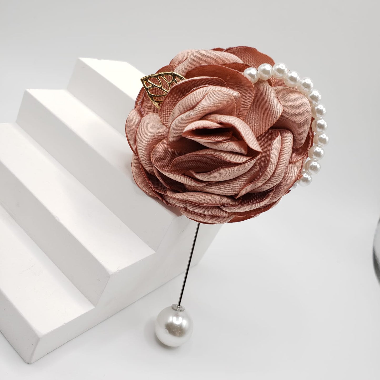 Fabric Collection 3D Flower Brooches (F 7201)