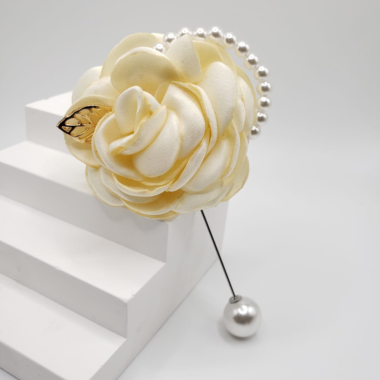 Fabric Collection 3D Flower Brooches (F 7201)