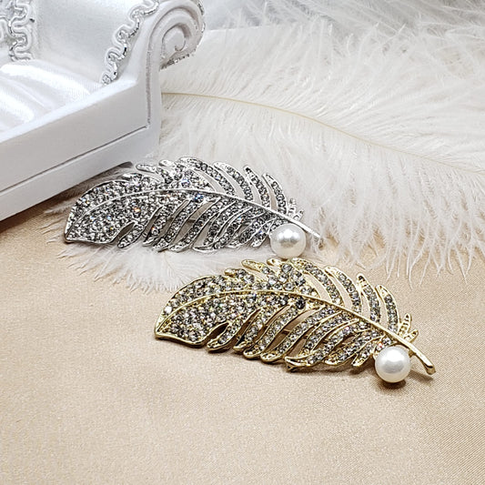 Feather Brooche