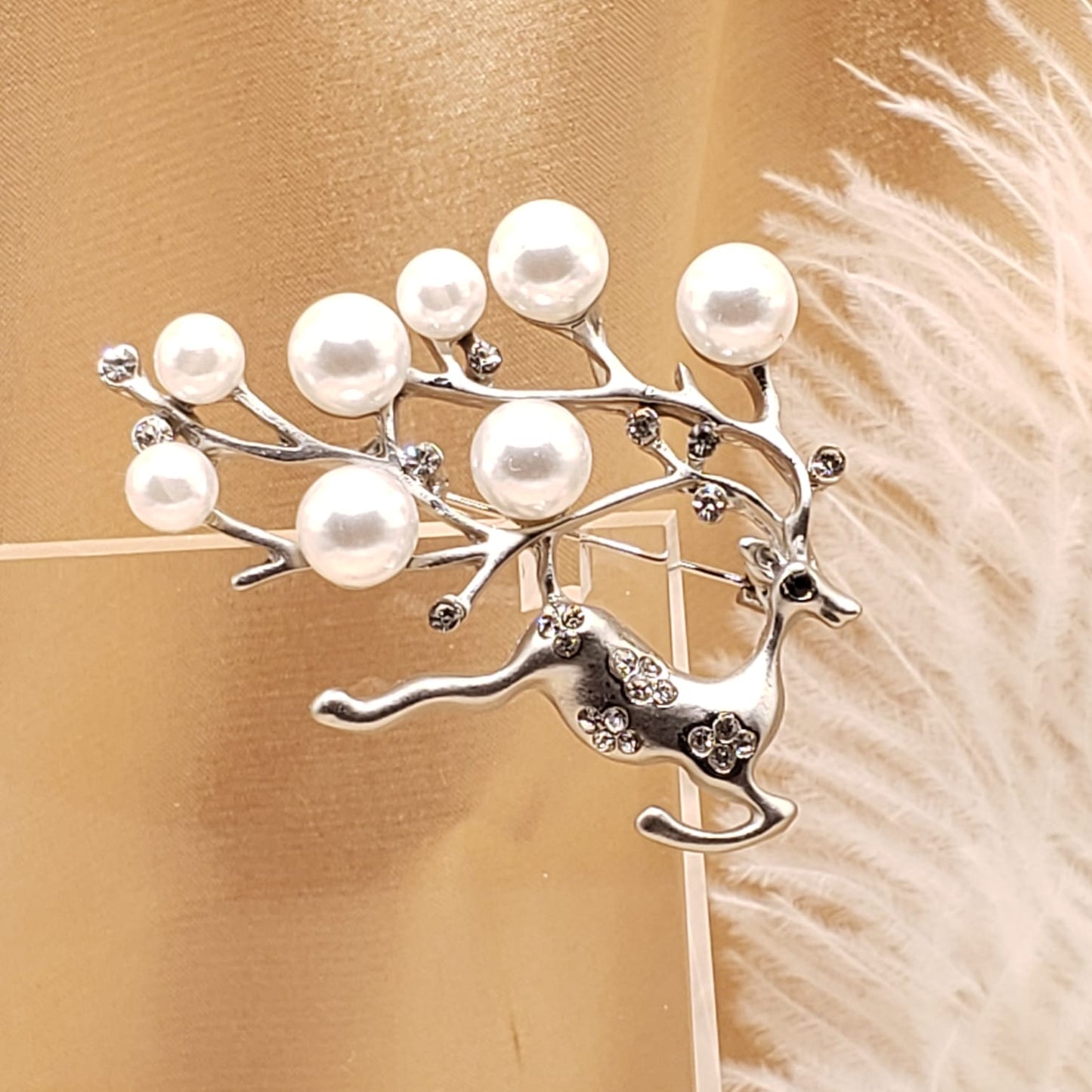 Deer Brooche