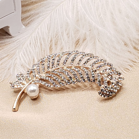 Feather Brooche
