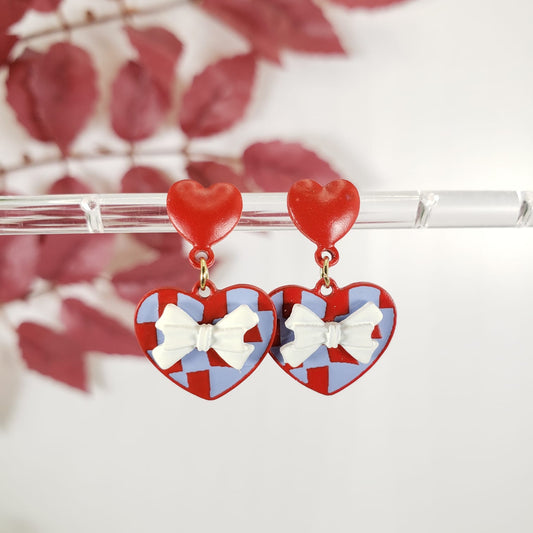 Vintage Bowtie Stud Earrings (ESE 1028)