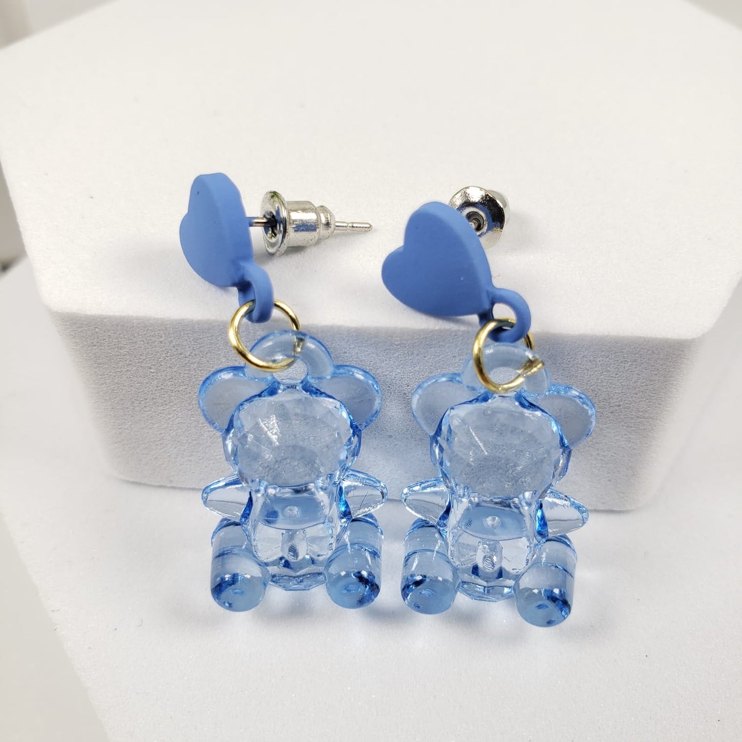 Multicolor Bear Stud Earrings (ESE 1029)