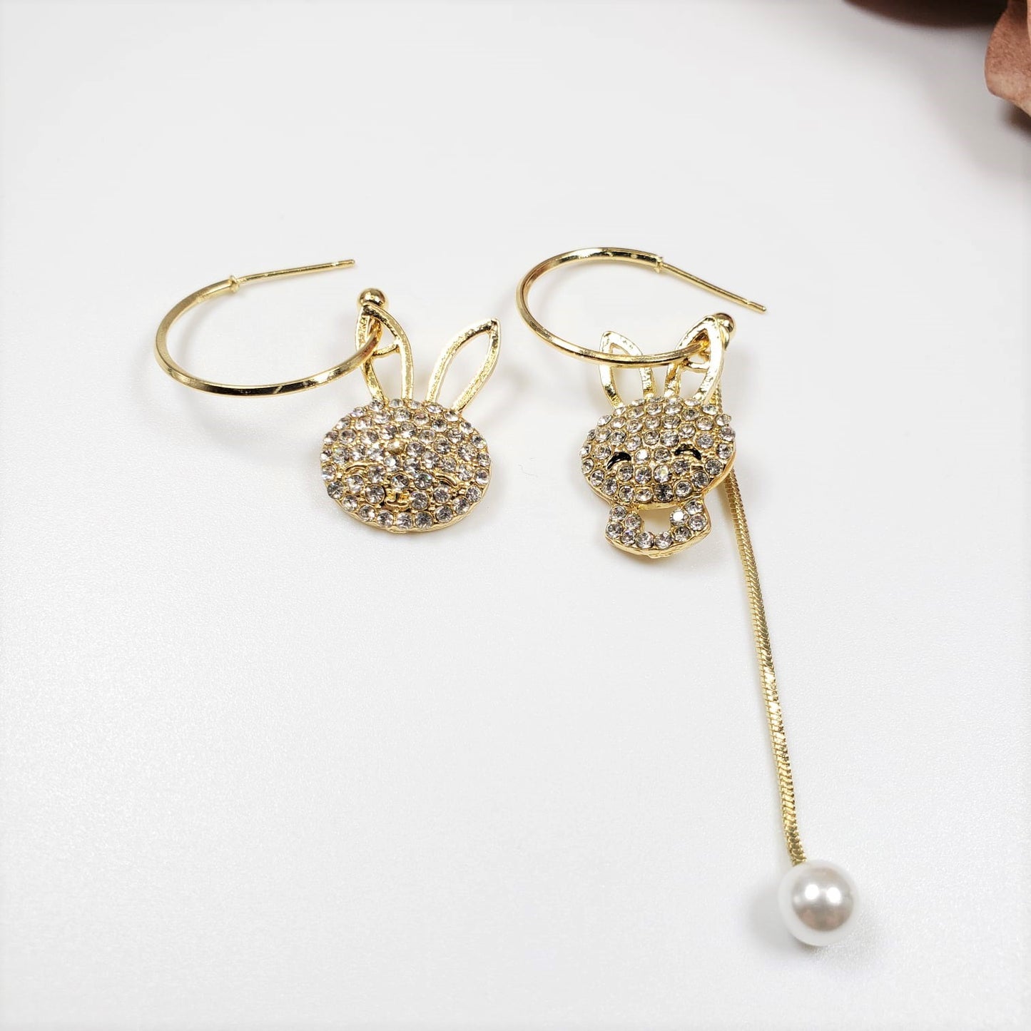 Rabbit Tassel Dangle Earrings (EDE 2304)